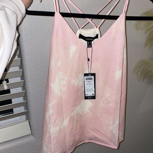 NWT Vera moda pink flows shirt